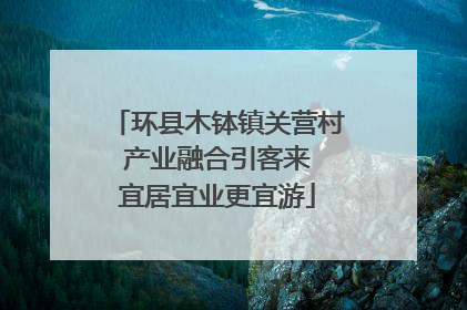 环县木钵镇关营村 产业融合引客来 宜居宜业更宜游