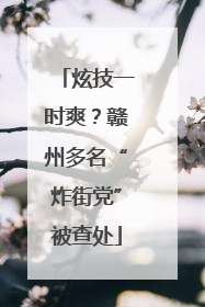 炫技一时爽？赣州多名“炸街党”被查处