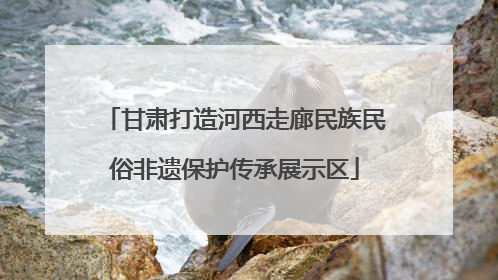 甘肃打造河西走廊民族民俗非遗保护传承展示区