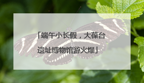 端午小长假，大葆台遗址博物馆游火爆