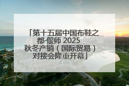 第十五届中国布鞋之都·偃师 2025 秋冬产销（国际贸易）对接会隆重开幕