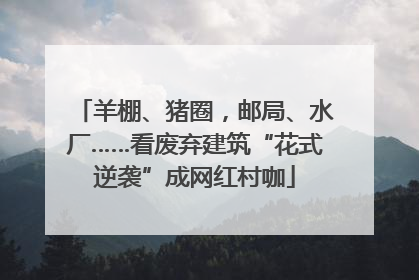 羊棚、猪圈，邮局、水厂……看废弃建筑“花式逆袭”成网红村咖
