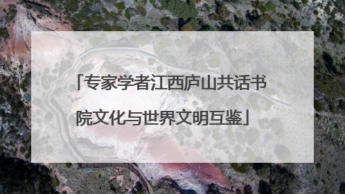 专家学者江西庐山共话书院文化与世界文明互鉴
