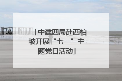 中建四局赴西柏坡开展“七一”主题党日活动