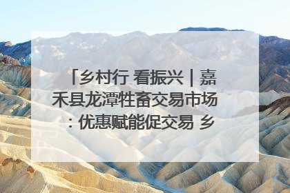 乡村行 看振兴｜嘉禾县龙潭牲畜交易市场：优惠赋能促交易 乡村振兴添动能