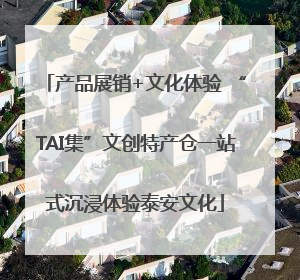 产品展销+文化体验 “TAI集”文创特产仓一站式沉浸体验泰安文化