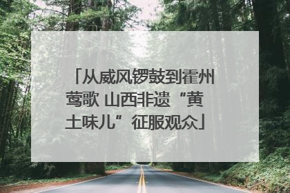 从威风锣鼓到霍州莺歌 山西非遗“黄土味儿”征服观众