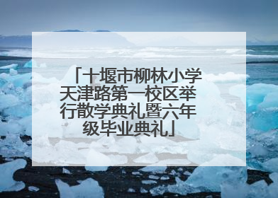 十堰市柳林小学天津路第一校区举行散学典礼暨六年级毕业典礼