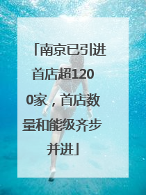 南京已引进首店超1200家，首店数量和能级齐步并进