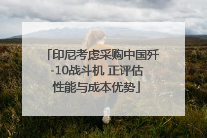 印尼考虑采购中国歼-10战斗机 正评估性能与成本优势