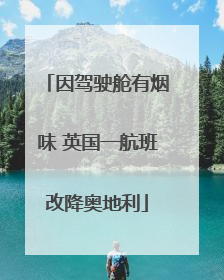 因驾驶舱有烟味 英国一航班改降奥地利