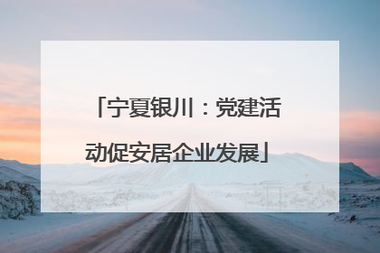 宁夏银川：党建活动促安居企业发展