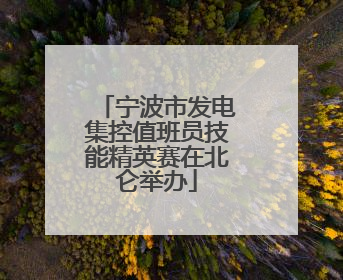 宁波市发电集控值班员技能精英赛在北仑举办