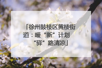 徐州鼓楼区黄楼街道：暖“新”计划 “驿”路清凉