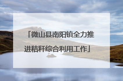 微山县南阳镇全力推进秸秆综合利用工作