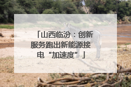 山西临汾：创新服务跑出新能源接电“加速度”