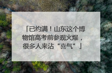 已约满！山东这个博物馆高考前参观火爆，很多人来沾“喜气”