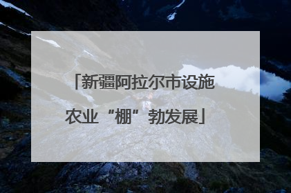新疆阿拉尔市设施农业“棚”勃发展