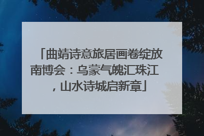 曲靖诗意旅居画卷绽放南博会：乌蒙气魄汇珠江，山水诗城启新章