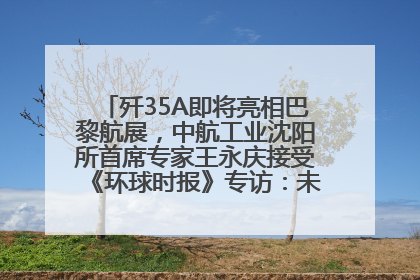 歼35A即将亮相巴黎航展，中航工业沈阳所首席专家王永庆接受《环球时报》专访：未来数量可以有很多