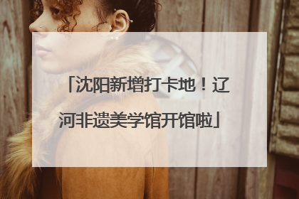 沈阳新增打卡地！辽河非遗美学馆开馆啦