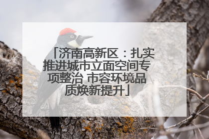 济南高新区：扎实推进城市立面空间专项整治 市容环境品质焕新提升