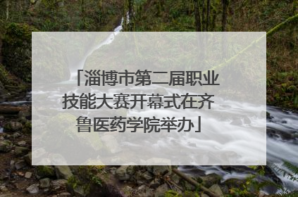 淄博市第二届职业技能大赛开幕式在齐鲁医药学院举办