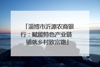 淄博市沂源农商银行：赋能特色产业链 铺就乡村致富路