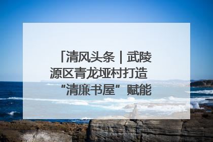 清风头条｜武陵源区青龙垭村打造“清廉书屋”赋能乡村振兴新风尚