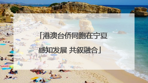 港澳台侨同胞在宁夏感知发展 共叙融合