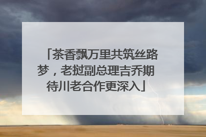 茶香飘万里共筑丝路梦，老挝副总理吉乔期待川老合作更深入