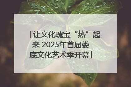 让文化瑰宝“热”起来 2025年首届娄底文化艺术季开幕