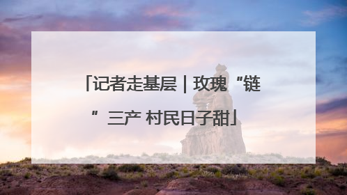记者走基层｜玫瑰“链”三产 村民日子甜