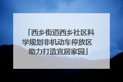 西乡街道西乡社区科学规划非机动车停放区 助力打造宜居家园
