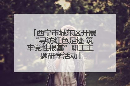 西宁市城东区开展“寻访红色足迹 筑牢党性根基”职工主题研学活动