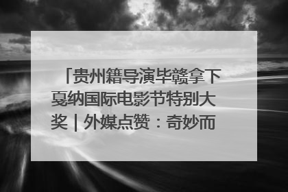 贵州籍导演毕赣拿下戛纳国际电影节特别大奖｜外媒点赞：奇妙而广阔的纯粹电影梦