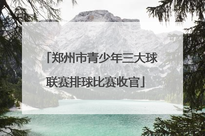 郑州市青少年三大球联赛排球比赛收官