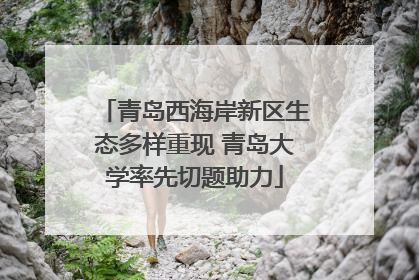 青岛西海岸新区生态多样重现 青岛大学率先切题助力