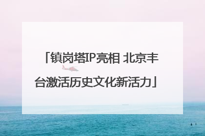 镇岗塔IP亮相 北京丰台激活历史文化新活力