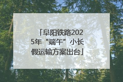 阜阳铁路2025年“端午”小长假运输方案出台