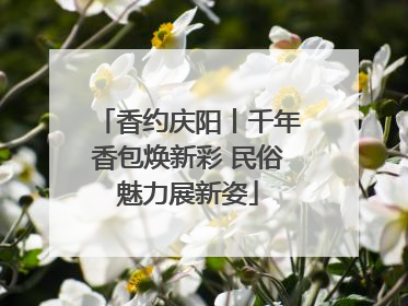 香约庆阳丨千年香包焕新彩 民俗魅力展新姿