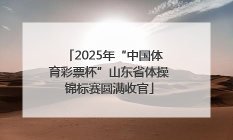 2025年“中国体育彩票杯”山东省体操锦标赛圆满收官
