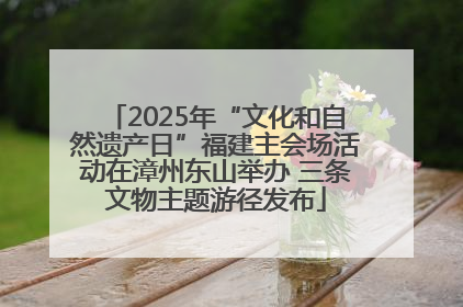 2025年“文化和自然遗产日”福建主会场活动在漳州东山举办 三条文物主题游径发布