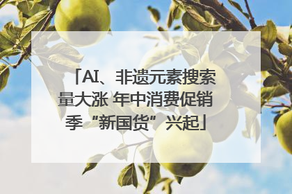 AI、非遗元素搜索量大涨 年中消费促销季“新国货”兴起